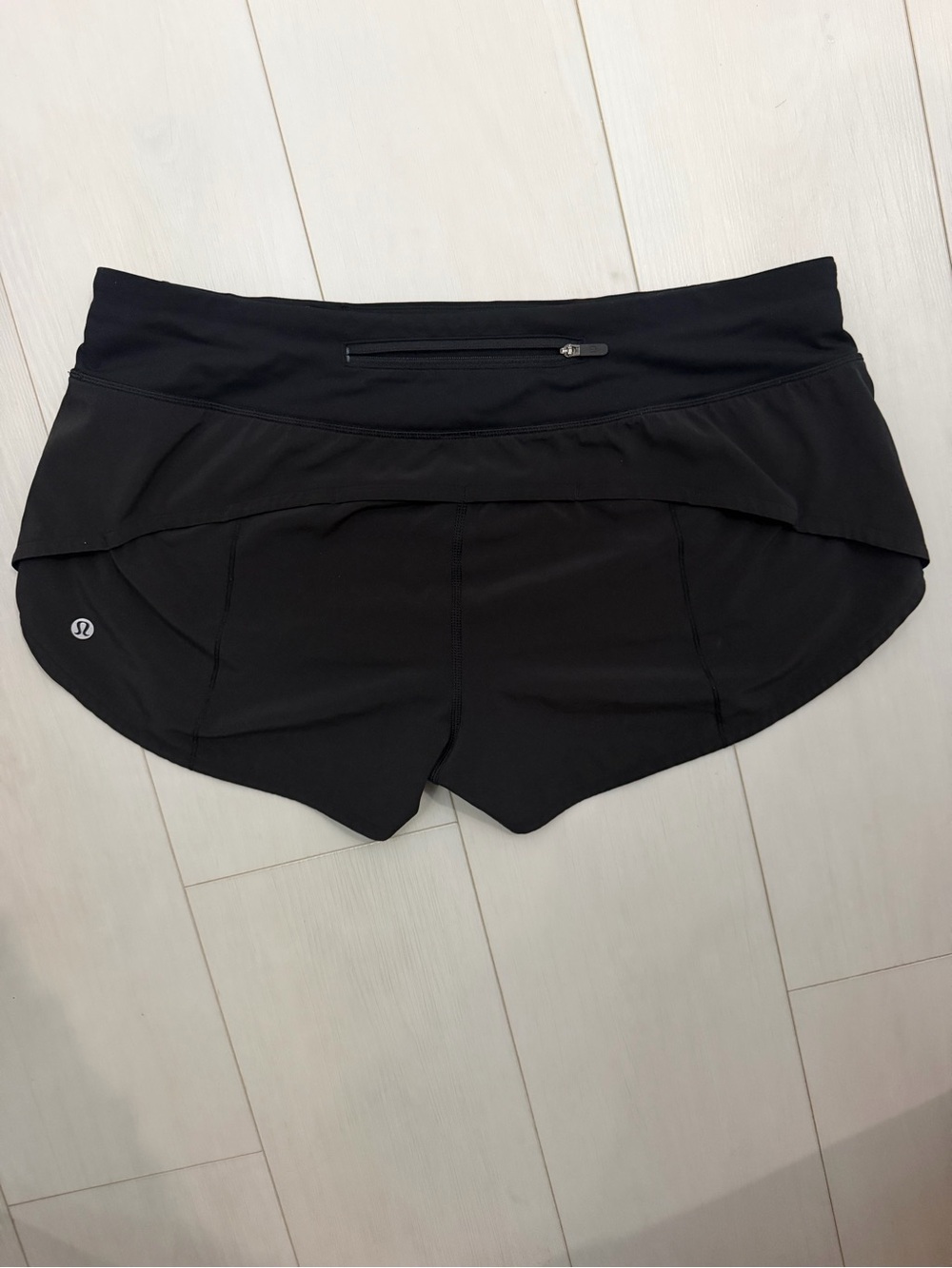 lululemon athletica Black Women's Athletic Shorts with Overlay Skirt